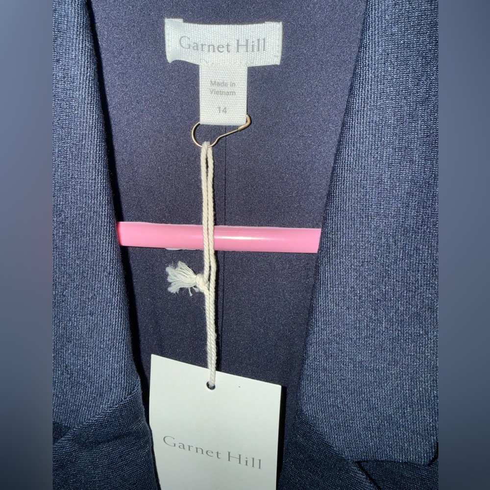 Garnet Hill Navy Blazer - Picture 3 of 4